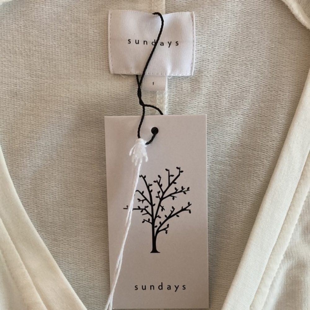 NWT Sundays Rachelle Dress in Coconut Milk Off-white - Picture 4 of 6